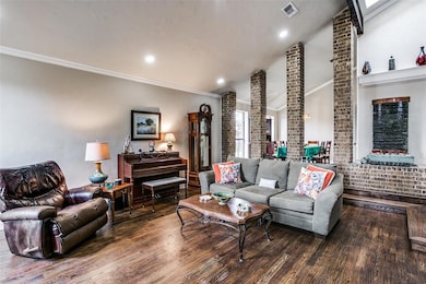 View from Living room to Formal Dining Room