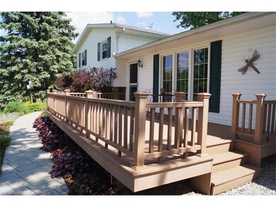 TREX DECKING AND BEAUTIFUL STAMPED CONCRETE SIDEWALK