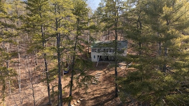 View from above of property