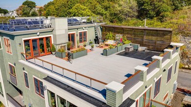 Large private deck