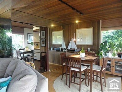 One of the eating areas off living room opens to r