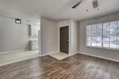Unfurnished room featuring light hardwood / wood-style floors and ceiling fan