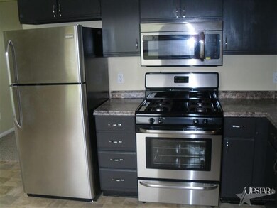 All new stainless steel appliances.