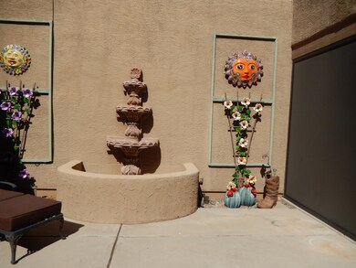 Fountain in courtyard