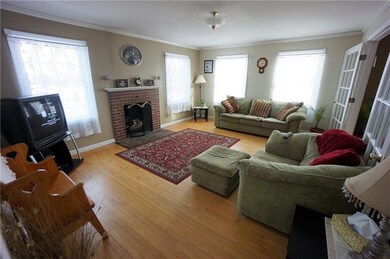 Living room w/warming wood burning...