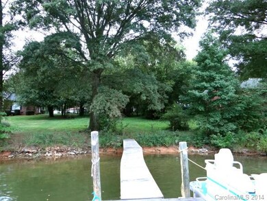 View back to lot from the dock