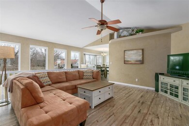 Great room to breakfast room