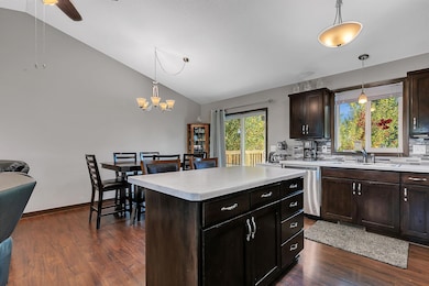 Vaulted Ceilings and Southern Facing Patio Doors Bring the Outdoors In