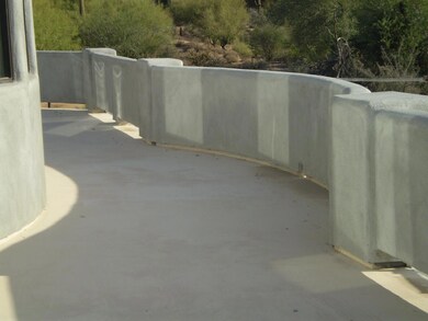 Upstairs deck