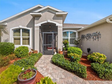 Front door with screened enclosure
