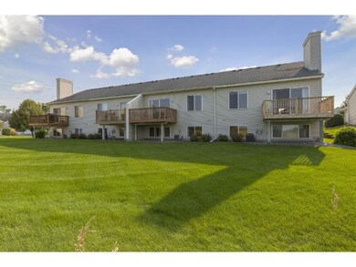 Private setting offers a great place on your deck 