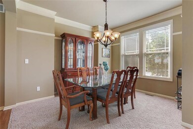 Formal Dining opens to Great Room