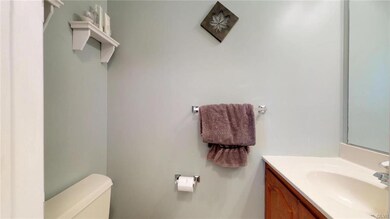 First floor half bath