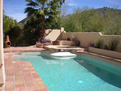 salt water pool and heated spa