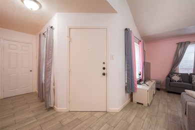 From this angle you are shown the front door that