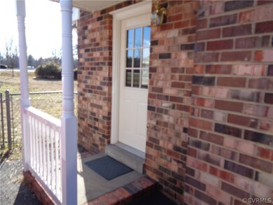 Side entrance from driveway