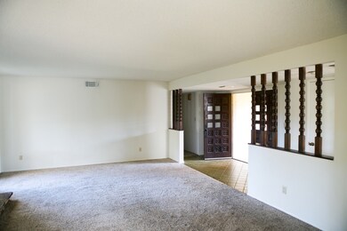 Family room to front entry