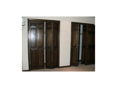 Bedroom #2 has double closet's
