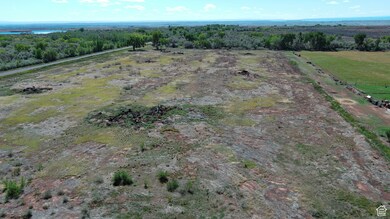 Aerial overview of property's location with rural landscape