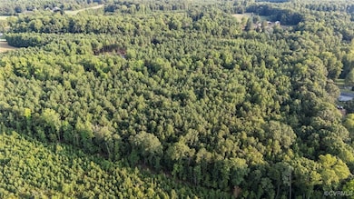 View of property location with a forest