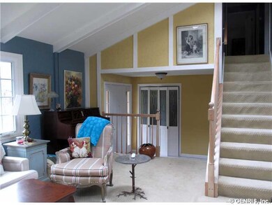 Foyer. A view from the formal living room into the