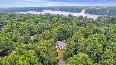 View of lake with aerial view
