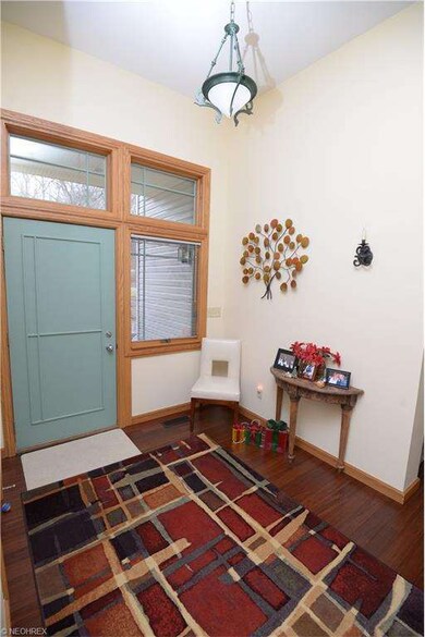 front door entryway - coat closet to the left