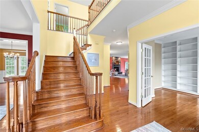 Hardwood Floors Through Out 1st Level. Open Stairc