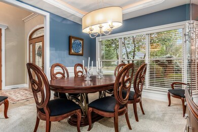 Formal Dining with lit Tray Ceiling