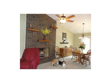 Living Room. Open to the Dining Room and Kitchen, 