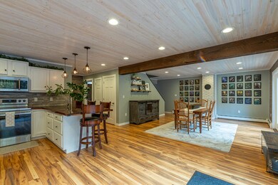 Looking into dining area