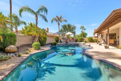 Pool view to BBQ