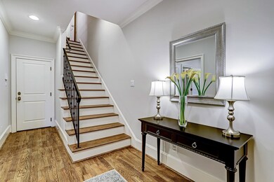 This fresh, bright entry is the perfect reception