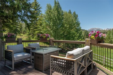 View of the Gore Range from Deck