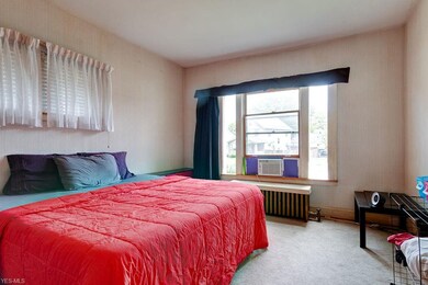 Downstairs unit bedroom one. Yes, that is a king sized bed!