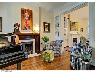 Living Room - Living Rm with Fireplace and big enough for a grand piano