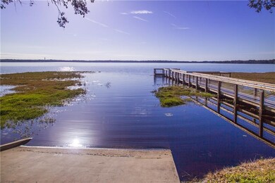 Community boat ramp and dock