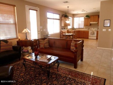 Family Room and Kitchen