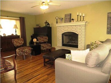 Living Room with Bamboo flooring!