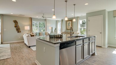 Large, granite kitchen island!