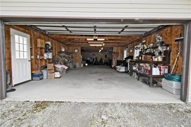 3.5 Garage with work bench area and tons of room f