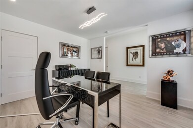 Different view of office facing entry hallway.
