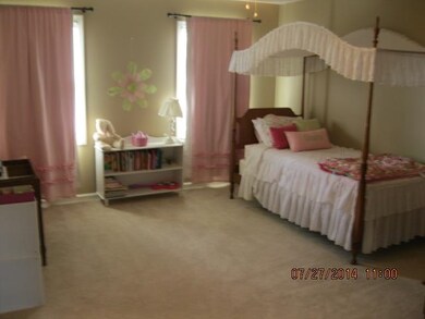 Upstairs bedroom, with large closet