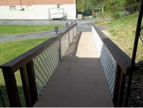 ramp in rear