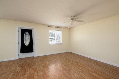 Easy to maintain flooring extends throughout the e