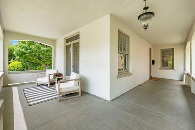 Wrap-around covered porch