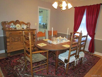 The Dining Room also has a Hardwood Floor