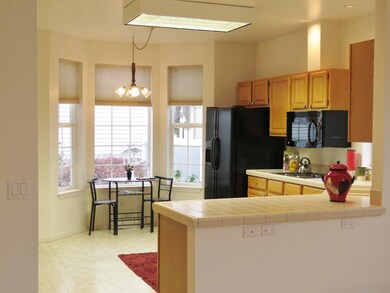 Bay window eating nook!