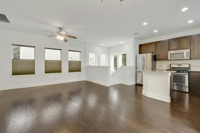 Kitchen featuring stainless steel appliances, a c