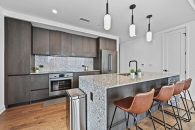 Kitchen featuring appliances with stainless steel